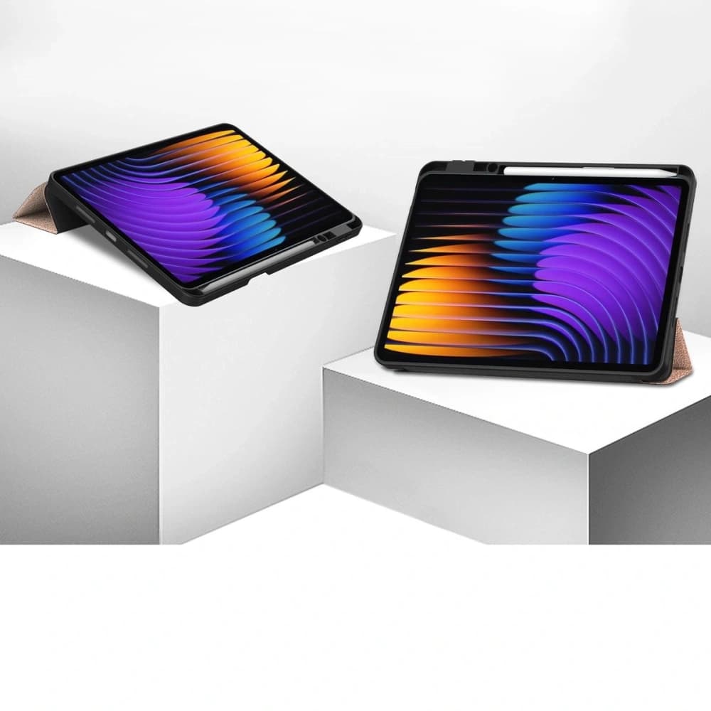 Bizon Case Tab Lizard Xiaomi Pad 7 / 7 Pro rózsaarany - 2