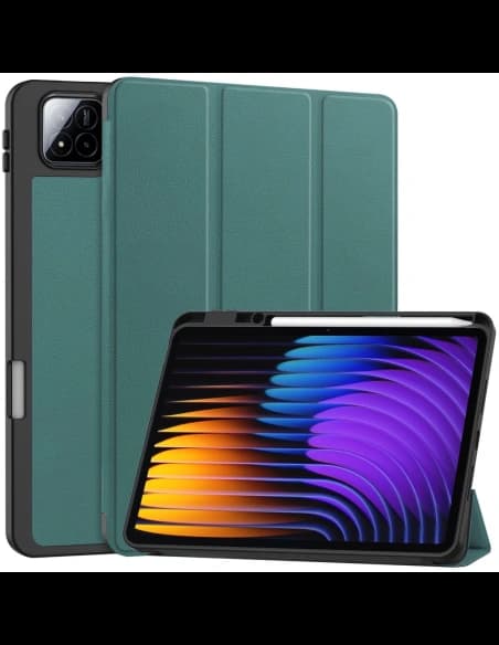 Bizon Case Tab Lizard Xiaomi Pad 7 / 7 Pro tmavě zelená