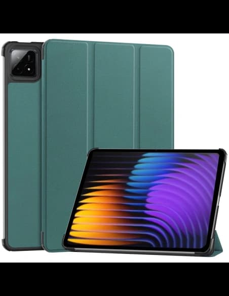 Bizon Case Tab Croc Xiaomi Pad 7 / 7 Pro tmavě zelená