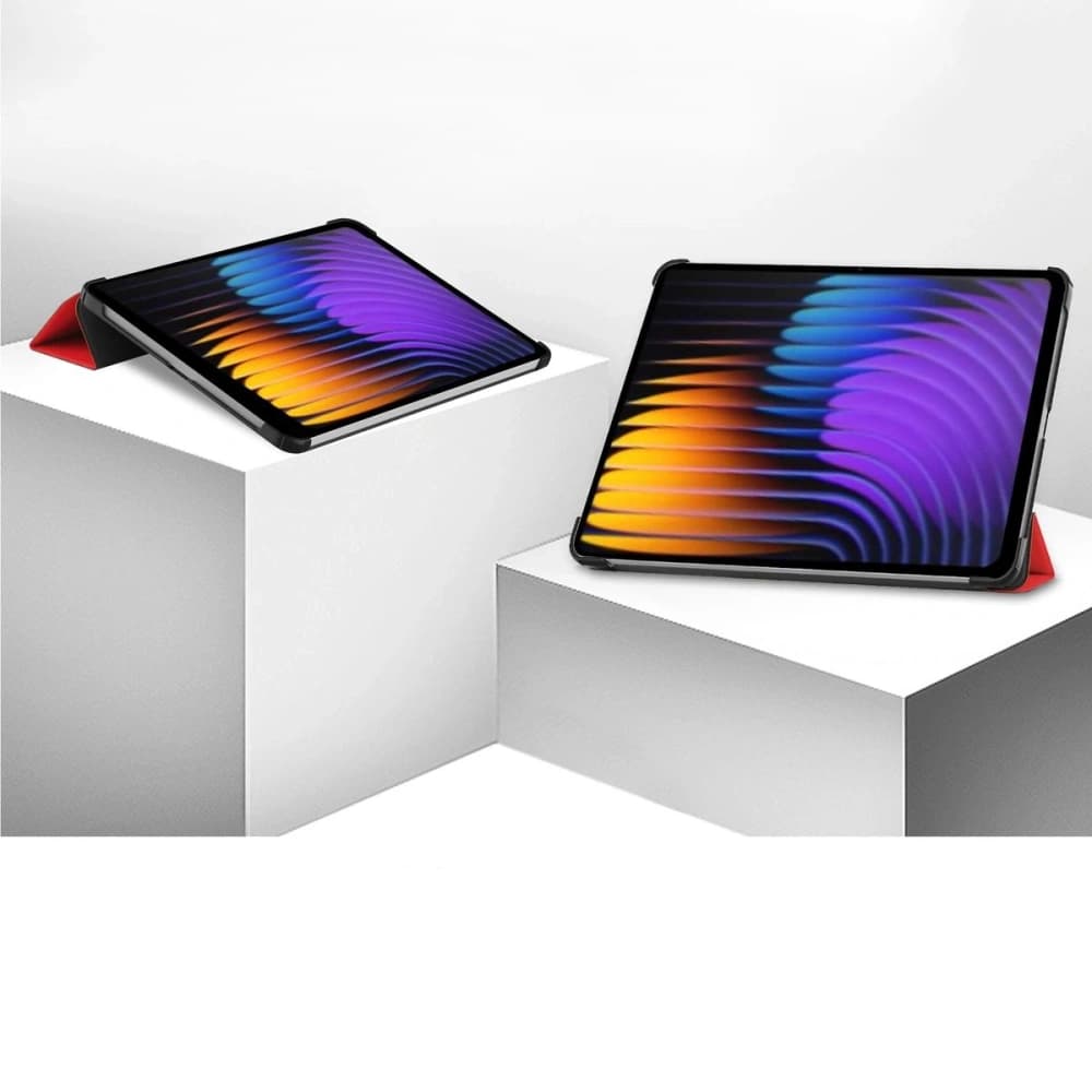 Bizon Case Tab Croc Xiaomi Pad 7 / 7 Pro piros - 2