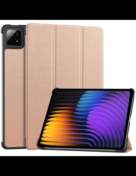 Bizon Case Tab Croc Xiaomi Pad 7 / 7 Pro růžové zlato