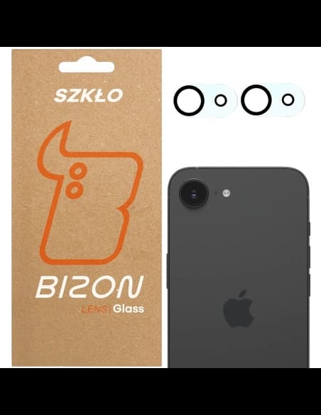 Bizon Glass Silk Lens Apple iPhone 16e [2 PACK]