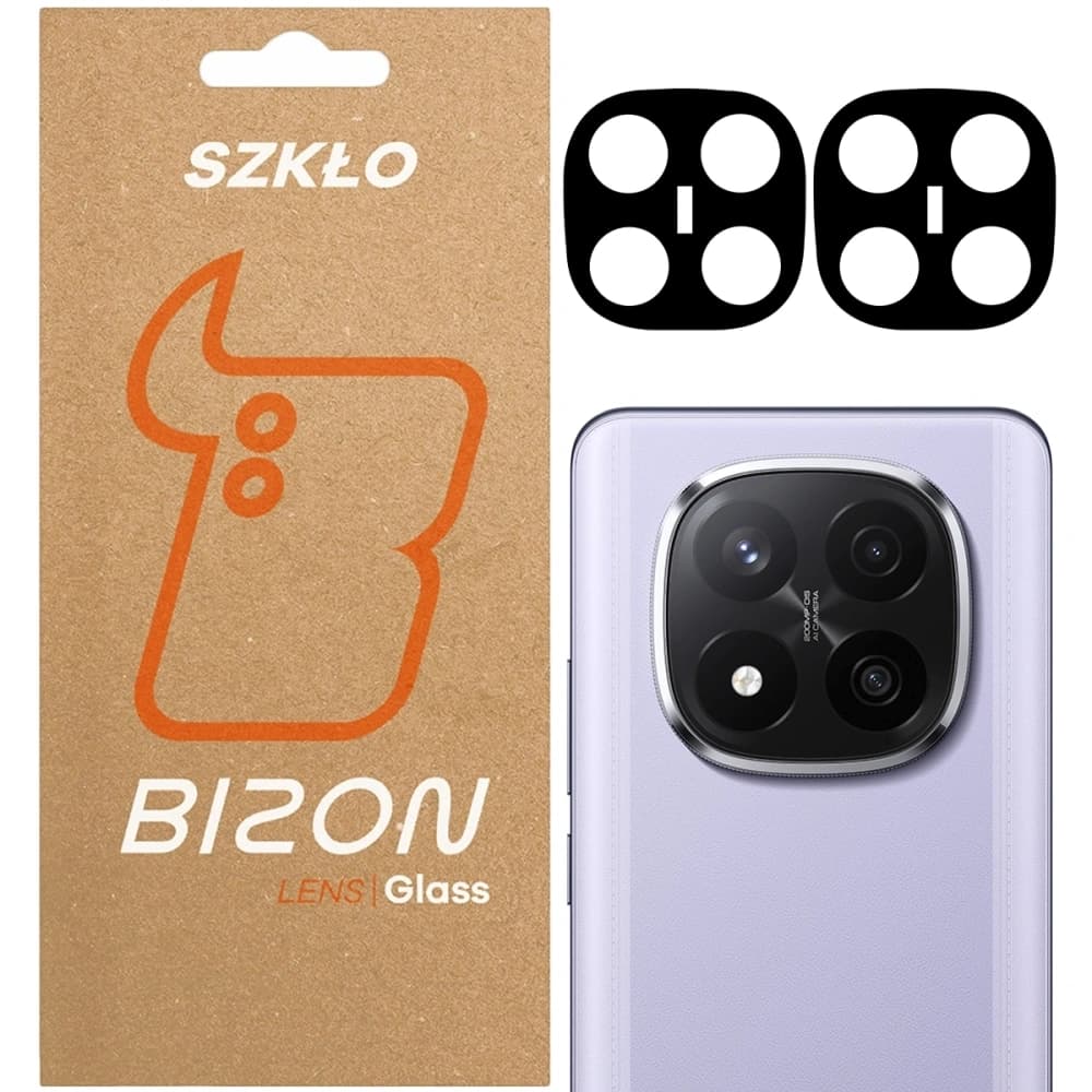 Bizon Glass Silk Linse Xiaomi Redmi Note 14 Pro Plus 5G [2 PACK] - 1