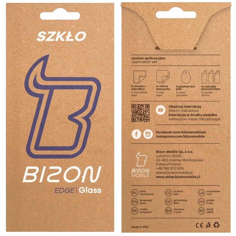 Bizon Glass Edge 3D Realme 14 Pro 5G cadru negru - 5