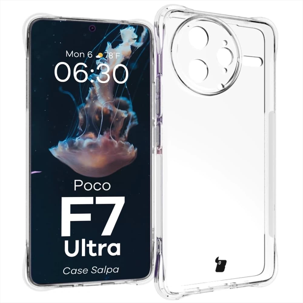 Bizon Case Salpa Xiaomi Poco F7 Ultra klar