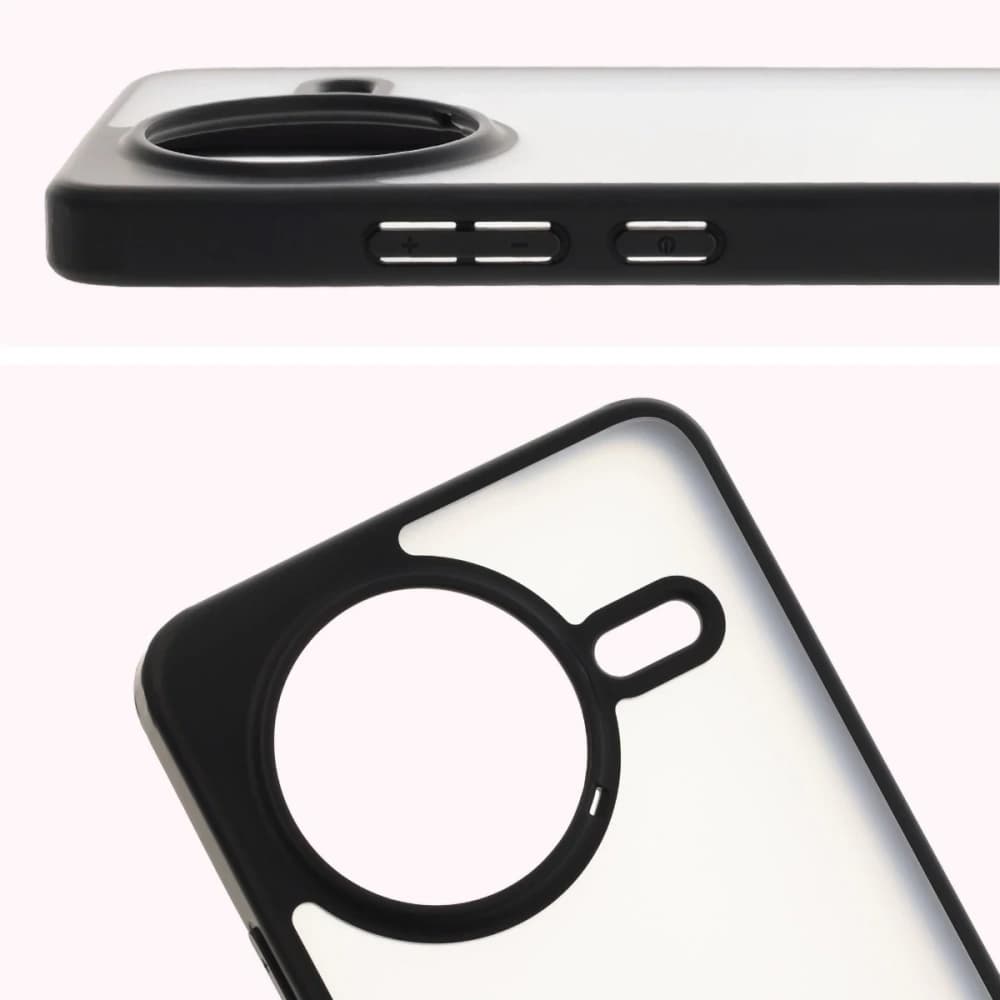 Bizon Case Angelo Xiaomi Poco F7 Pro smoked with a black frame - 3