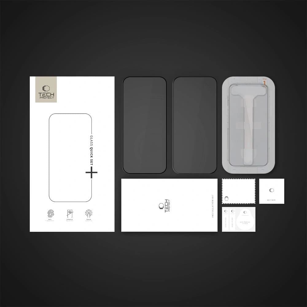 Tech-Protect Quick Set+ Apple iPhone 16 Pro Negru [2 PACHET] - 6