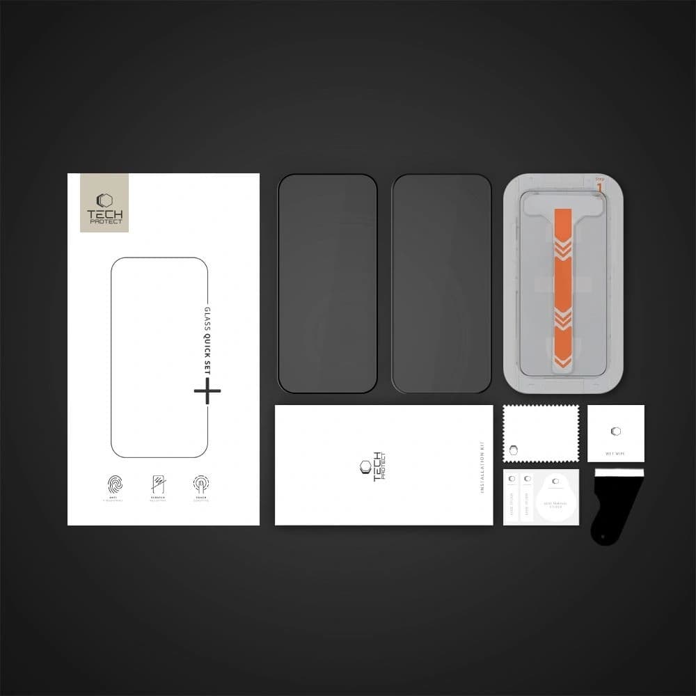 Tech-Protect Quick Set+ Apple iPhone 16 Pro Max Negru [2 PACHET] - 6