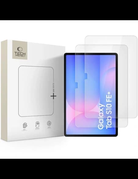 Tech-Protect Glass Fit+ Samsung Galaxy Tab S10 FE+ Plus 13.1 X620 / X626b Átlátszó [2 CSOMAG]