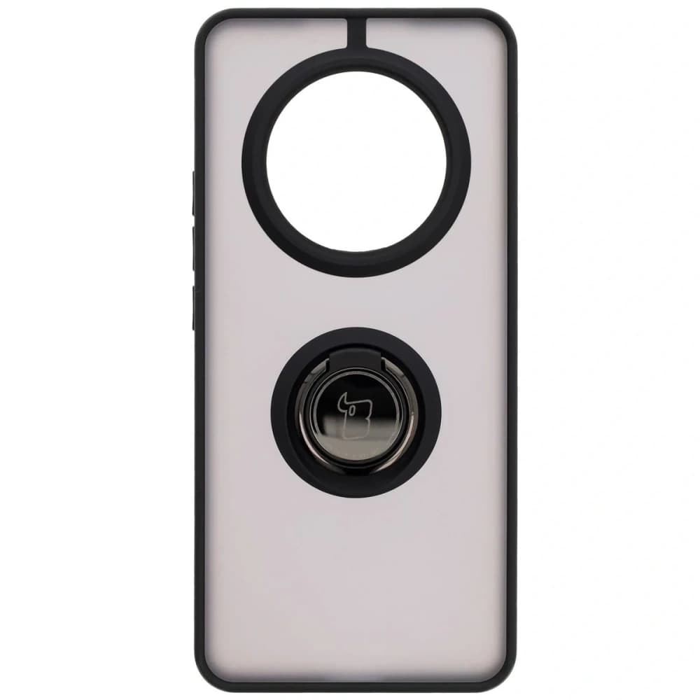 Bizon Case Hybrid Ring Realme 14 Pro 5G fumuriu cu un cadru negru - 2
