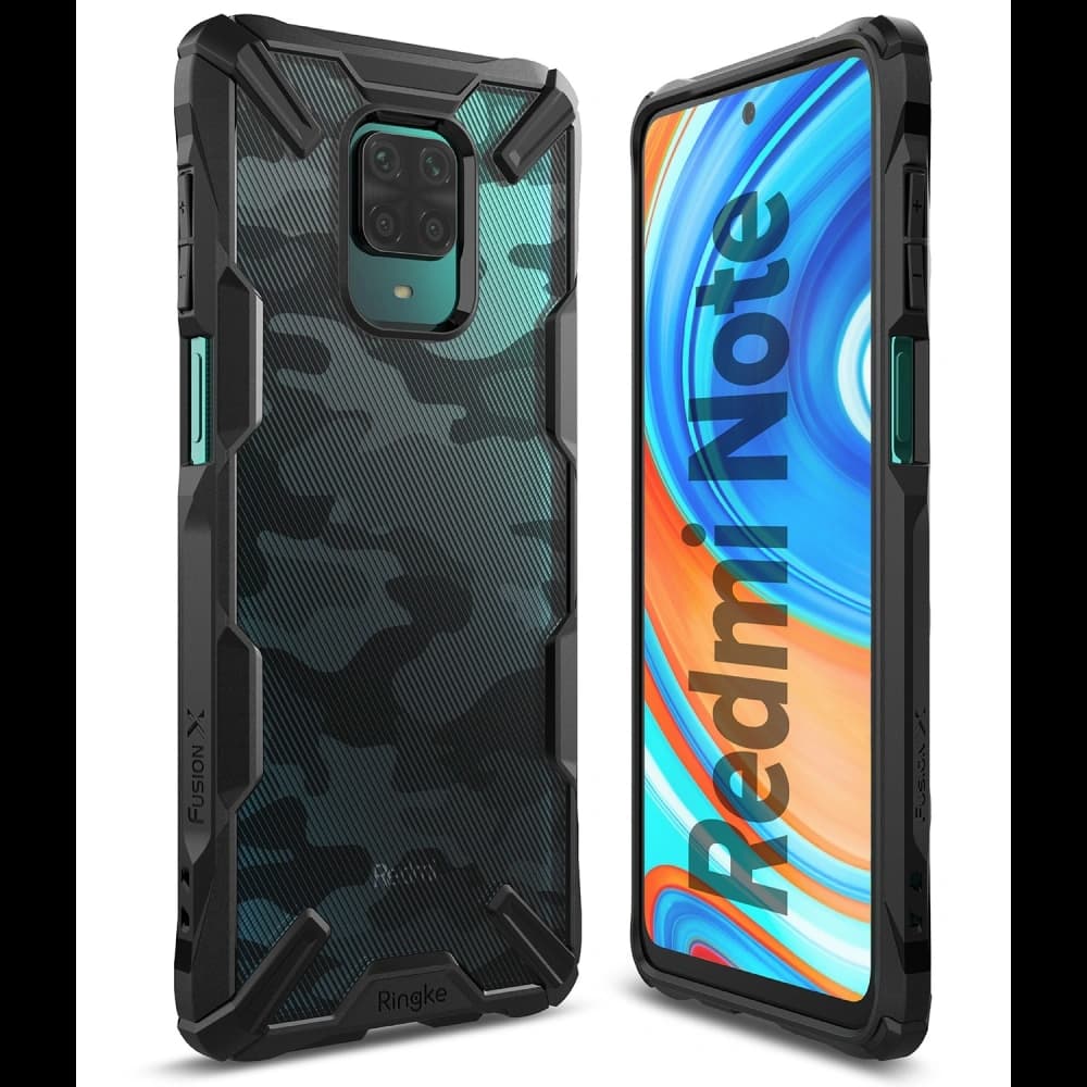 Ringke Fusion-X Redmi Note 9S/9 Pro/9 Pro Max Camo Black - 2