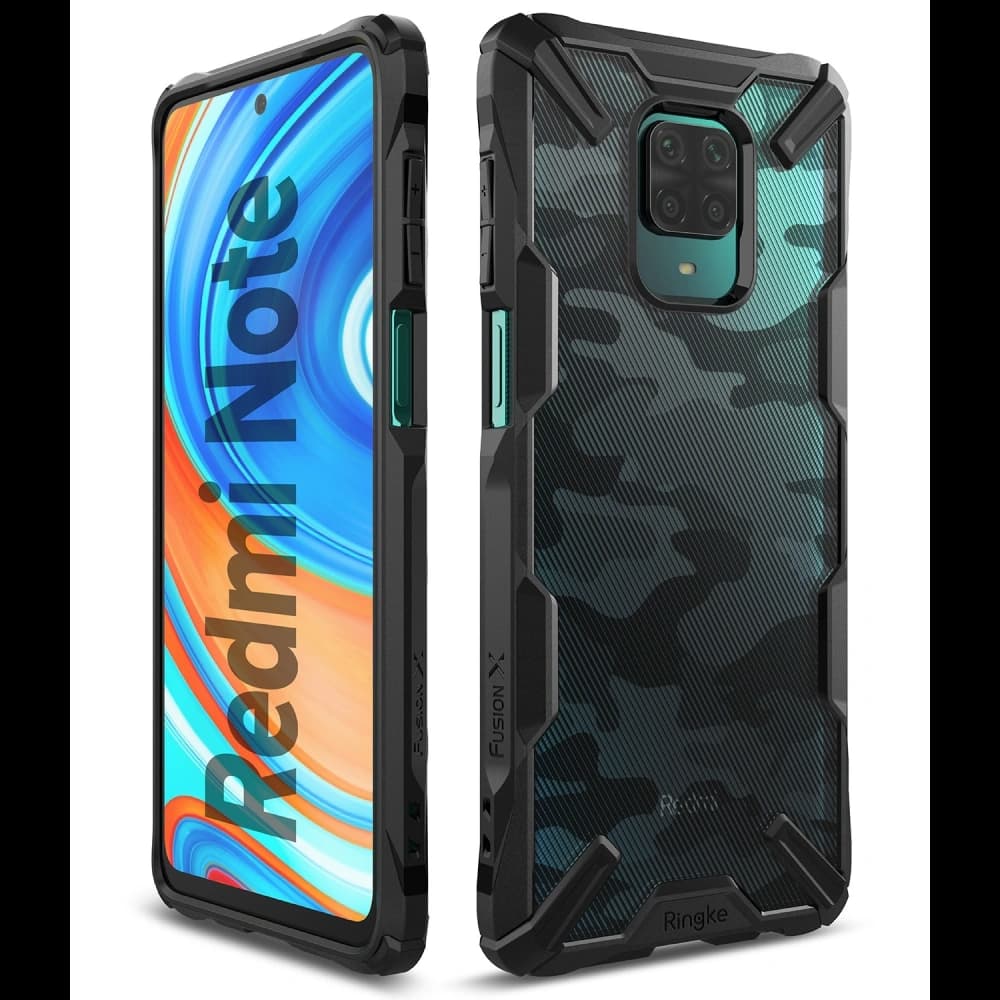 Ringke Fusion-X Redmi Note 9S/9 Pro/9 Pro Max Camo Black - 3