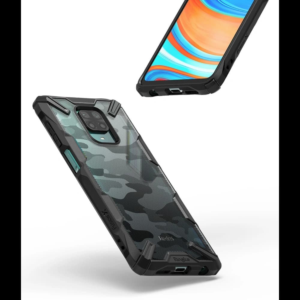 Ringke Fusion-X Redmi Note 9S/9 Pro/9 Pro Max Camo Black - 5