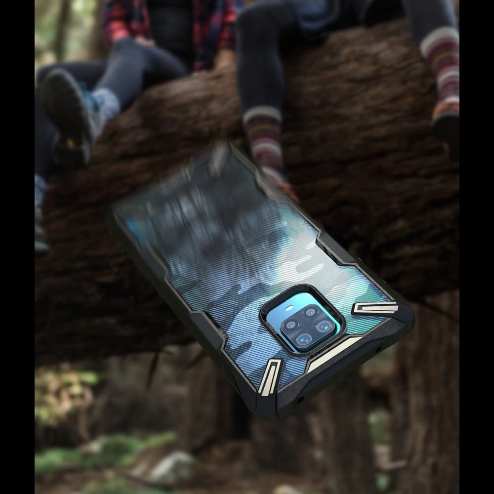 Ringke Fusion-X Redmi Note 9S/9 Pro/9 Pro Max Camo Black - 9