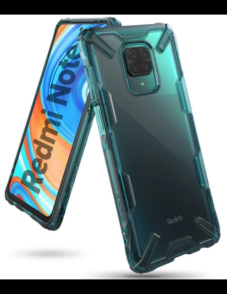 Etui Ringke Fusion-X Redmi Note 9S/9 Pro/9 Pro Max Verde Turcoaz