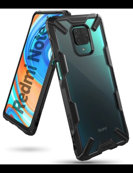 Etui Ringke Fusion-X Redmi Note 9S/9 Pro/9 Pro Max Negru