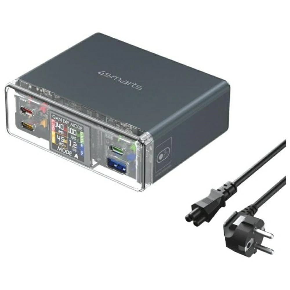 4smarts Lucid 300W nabíjecí stanice s DIY režimem šedá - 1