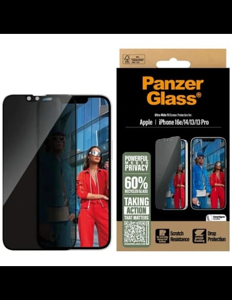 PanzerGlass Ultra-Wide Fit Apple iPhone 16e / 14 / 13 / 13 Pro