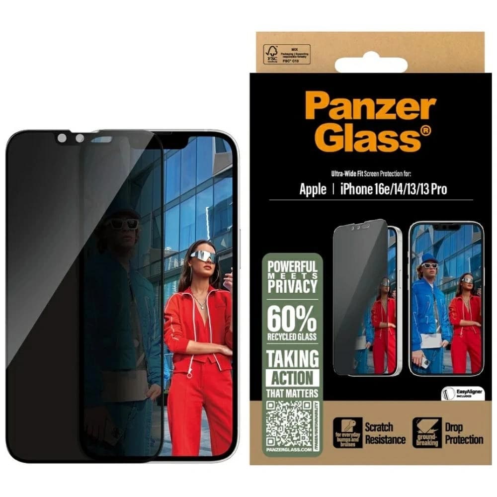 PanzerGlass Ultra-Wide Fit Apple iPhone 16e / 14 / 13 / 13 Pro