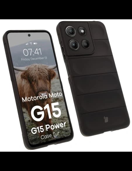 Bizon pouzdro Tur Motorola Moto G15 / G15 Power černé