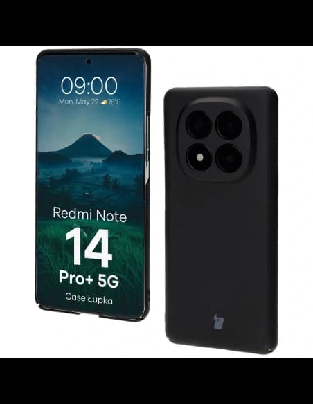 Bizon Case Lupka Xiaomi Redmi Note 14 Pro+ Plus 5G schwarz