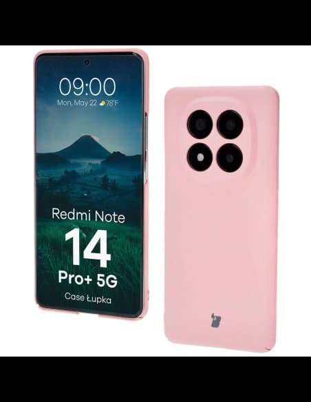 Bizon Case Lupka Xiaomi Redmi Note 14 Pro+ Plus 5G rosa