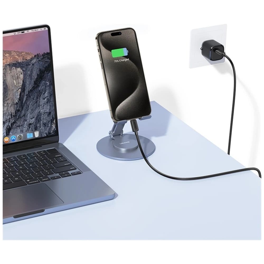 USAMS KY Sorozat US-SJ691 60W USB-C / USB-C kábel 1m fekete - 11