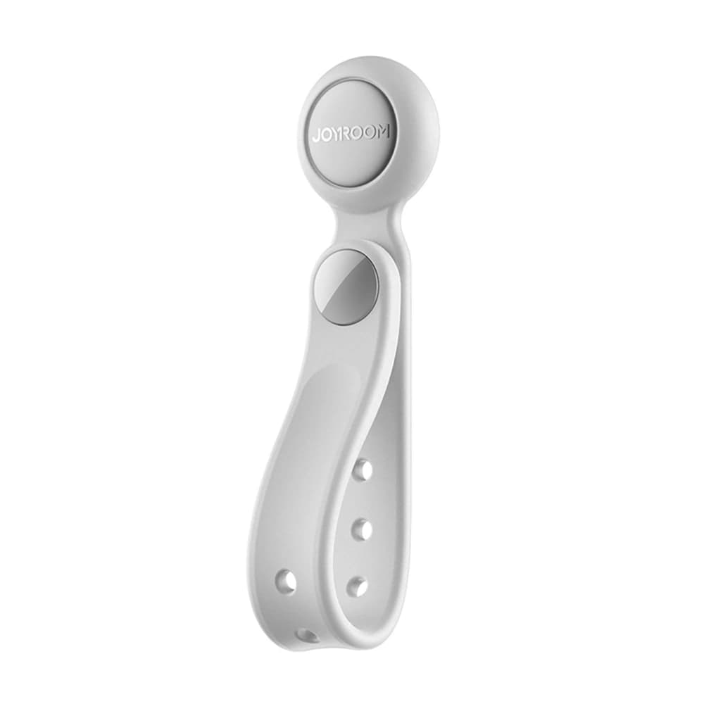 Joyroom JR-ZS422 legătură de cablu din silicon cu magnet alb [6 PACHET]. - 2