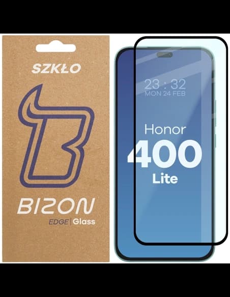 Bizon Glass Edge 2 Honor 400 Lite 5G černý rám