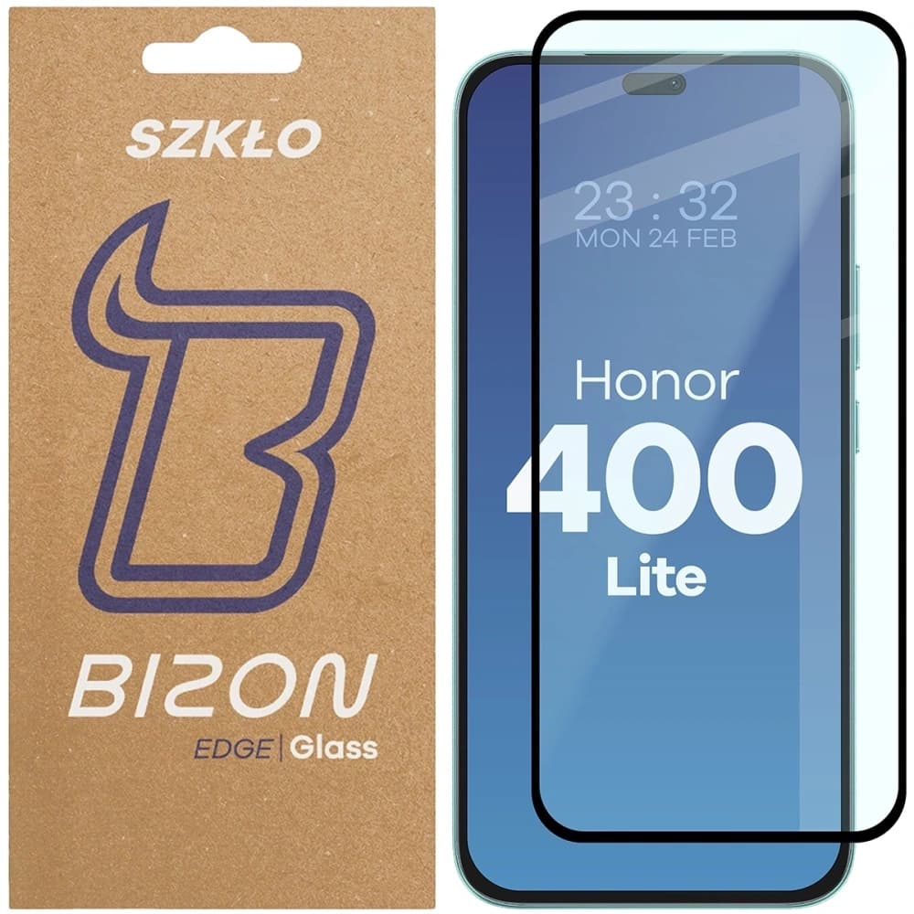 Bizon Glass Edge 2 Honor 400 Lite 5G černý rám