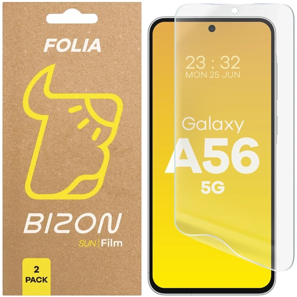 Bizon Glasfolie Sonne Samsung Galaxy A56 5G [2 PACK] - 1