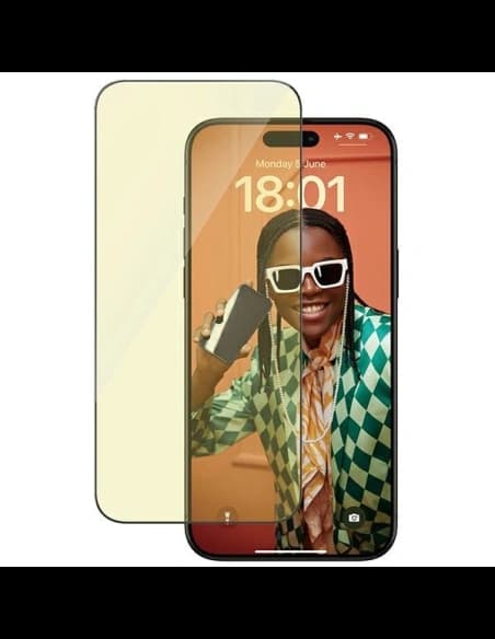 PanzerGlass Ultra-Wide Fit Apple iPhone 15 Pro Max 2in1 Screen Protection Anti-reflective+Anti-Blue Easy Aligner