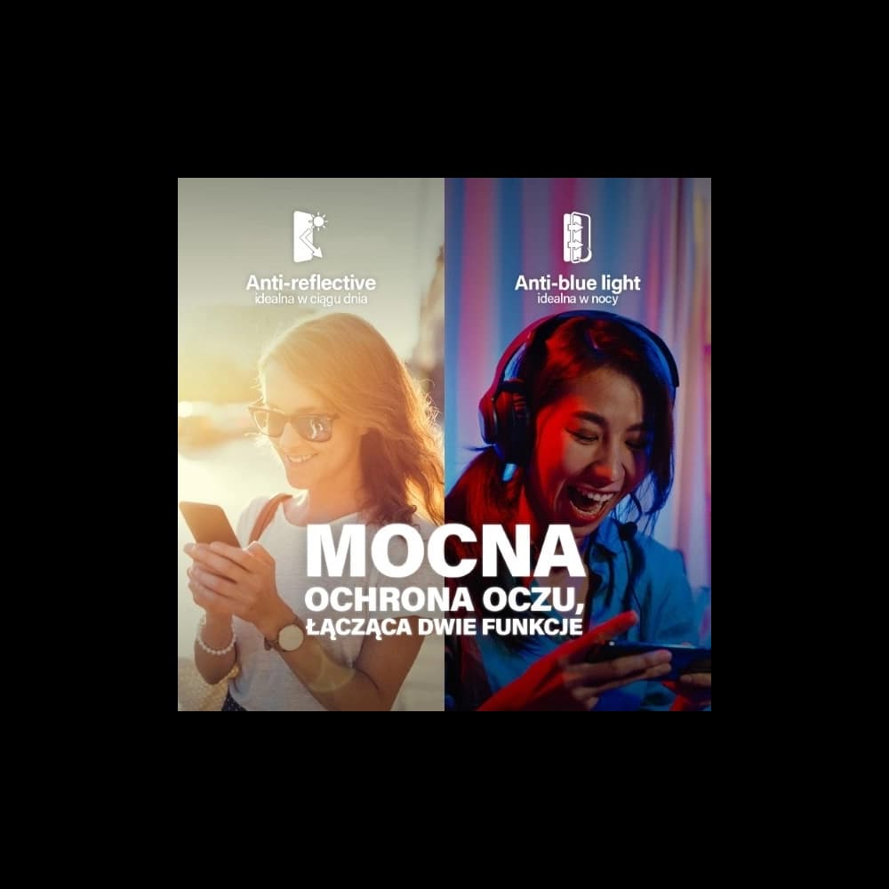 PanzerGlass Ultra-Wide Fit Apple iPhone 15 Pro Max 2in1 Screen Protection Anti-reflective+Anti-Blue Easy Aligner - 3