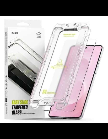Ringke Easy Slide Samsung Galaxy S25 Edge Clar [2 PACHET]