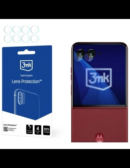 Protecție lentile 3MK Motorola Razr 60 Ultra [4 PACHET]