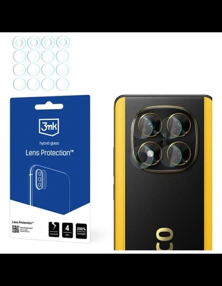 3MK Ochrana objektivu POCO X7 [4 BALENÍ]