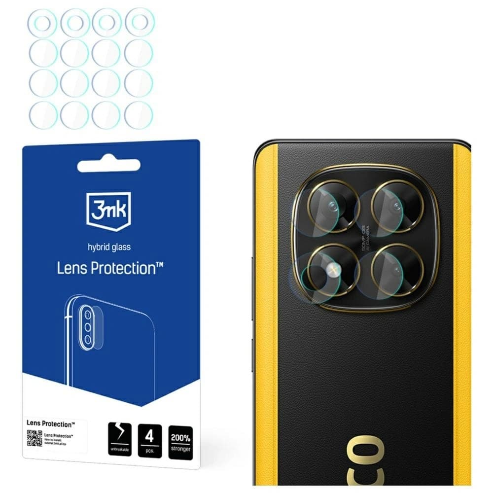 3MK Ochrana objektivu POCO X7 [4 BALENÍ] - 1