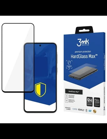 3MK HardGlass Max edzett üveg Samsung Galaxy A36 / A56 fekete színben