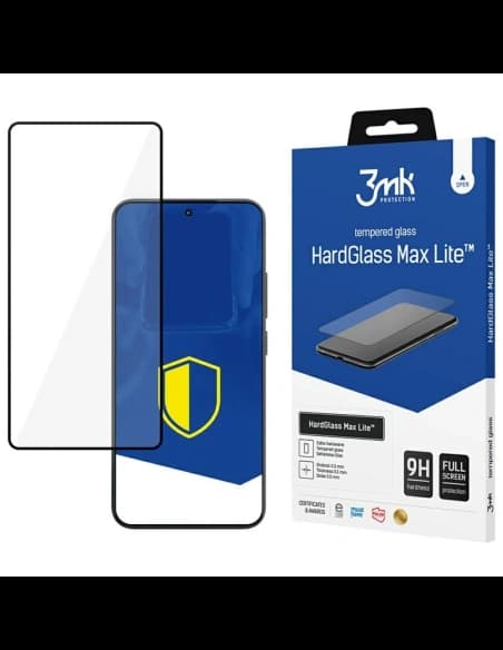 Sticlă securizată 3MK HardGlass Max Lite pentru Xiaomi 15 negru