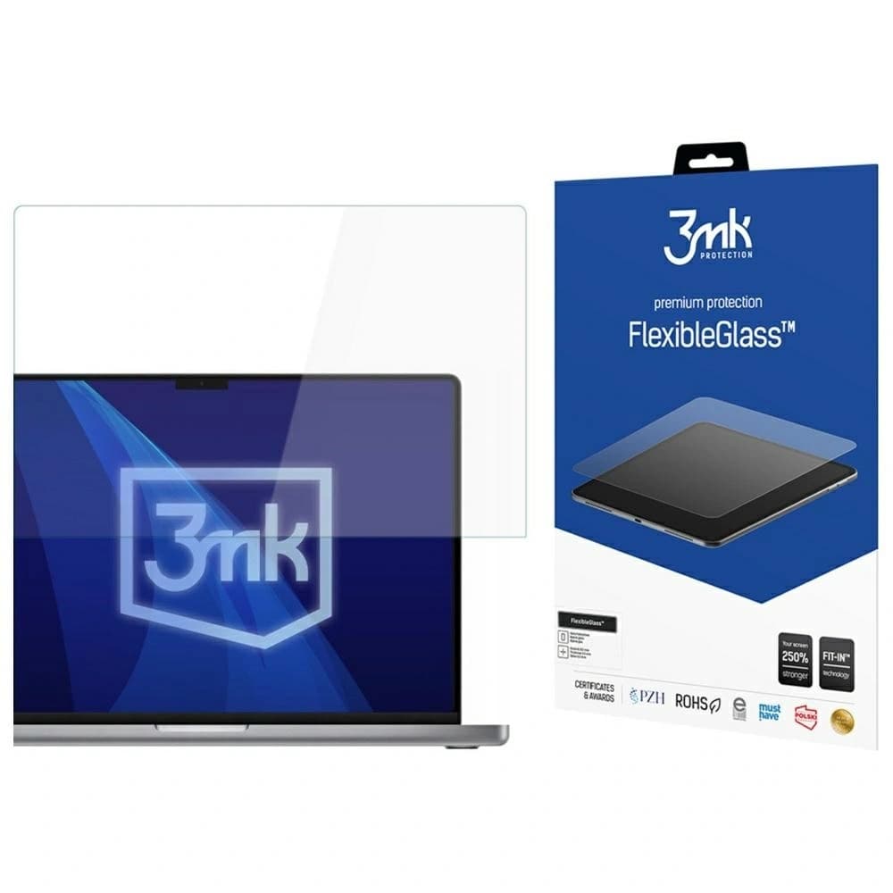 Hybridglas 3MK FlexibleGlass für Apple MacBook Pro 16" 2021-2024 (M1/M2/M3/M4) - 1
