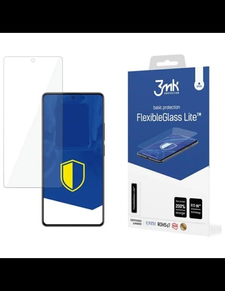 Hybridglas 3MK FlexibleGlass Lite für Xiaomi Redmi Note 13 Pro 4G