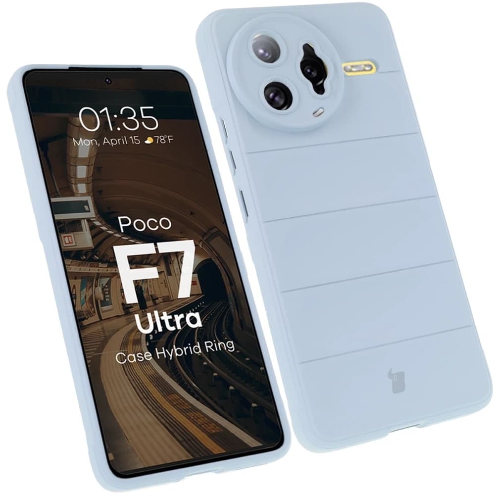 Bizon Case Tur Xiaomi Poco F7 Ultra light blue