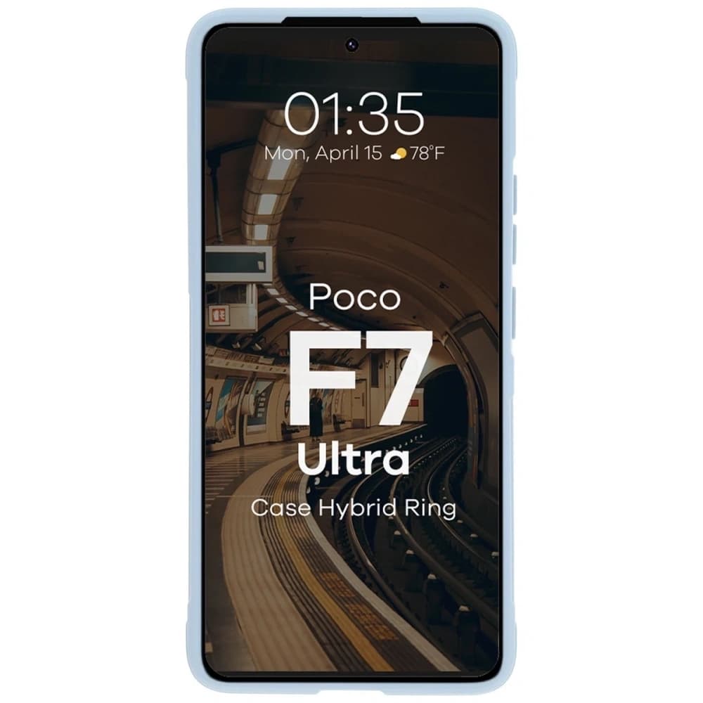 Bizon Case Tur Xiaomi Poco F7 Ultra light blue - 5