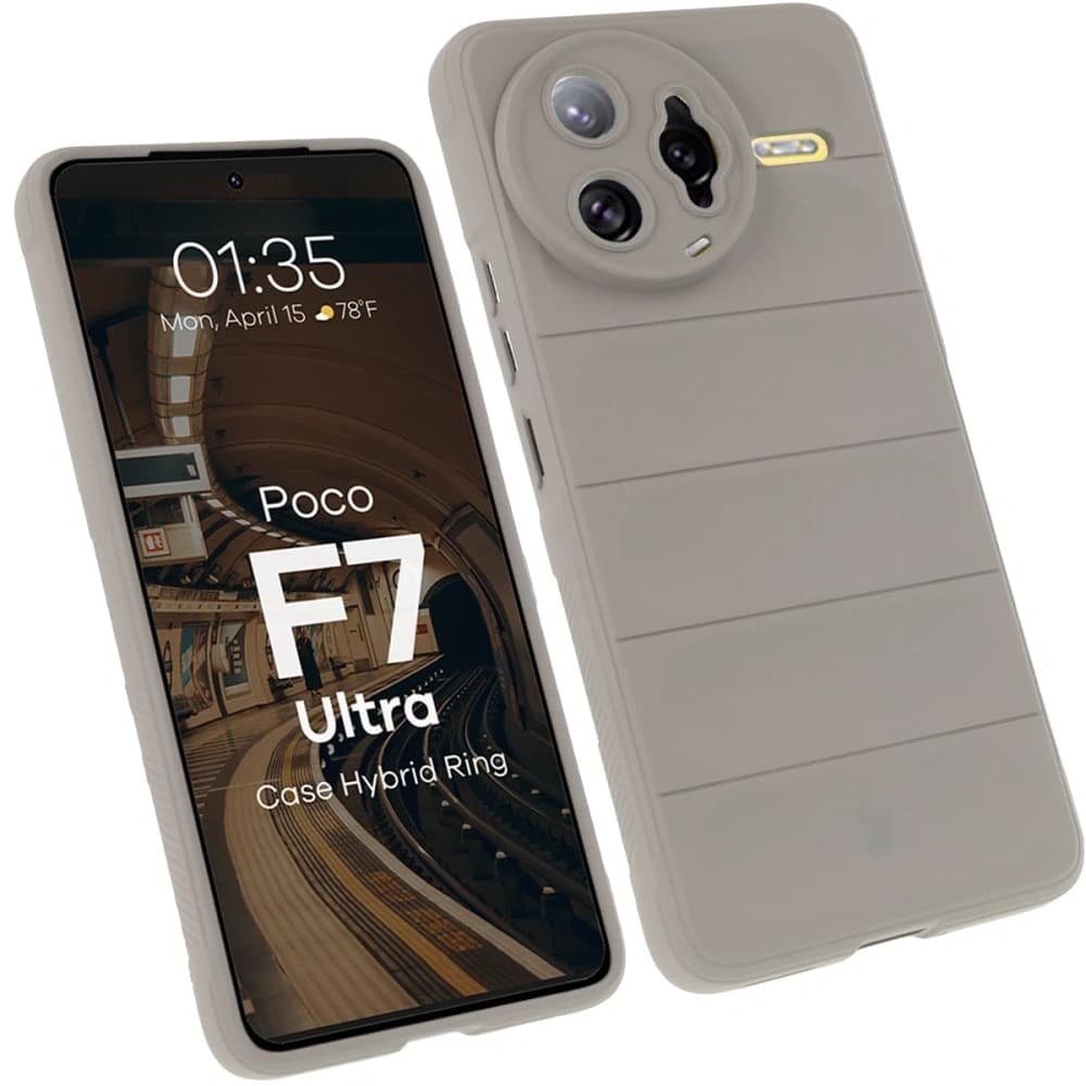 Bizon Case Tur Xiaomi Poco F7 Ultra light gray