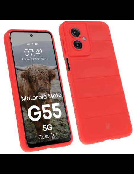 Bizon Case Tur Motorola Moto G55 5G rot