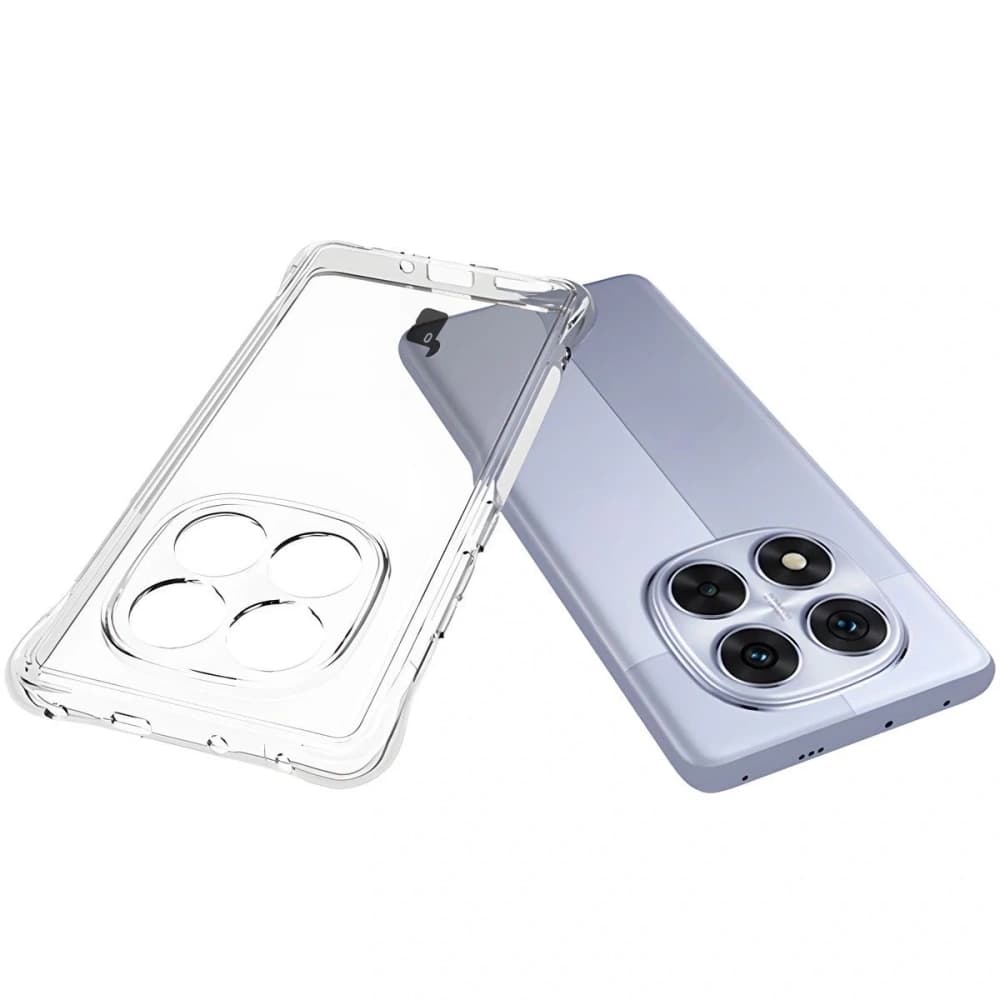 Husa flexibilă Bizon Case Clear Pack + 2x folie de protecție pentru ecran Xiaomi Redmi Note 14 Pro 5G - 5