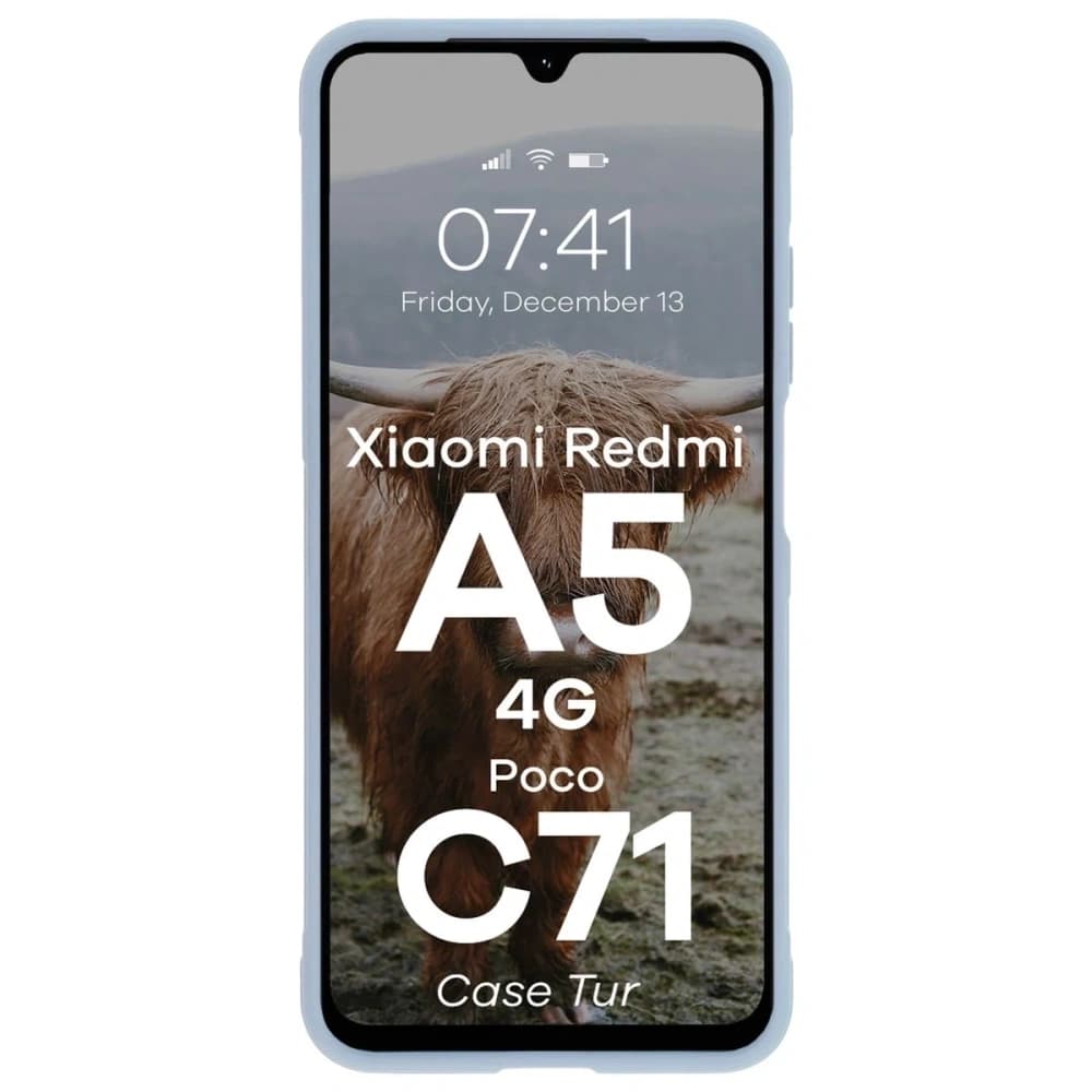 Bizon pouzdro Tur Xiaomi Redmi A5 4G / POCO C71 4G světle modré - 5