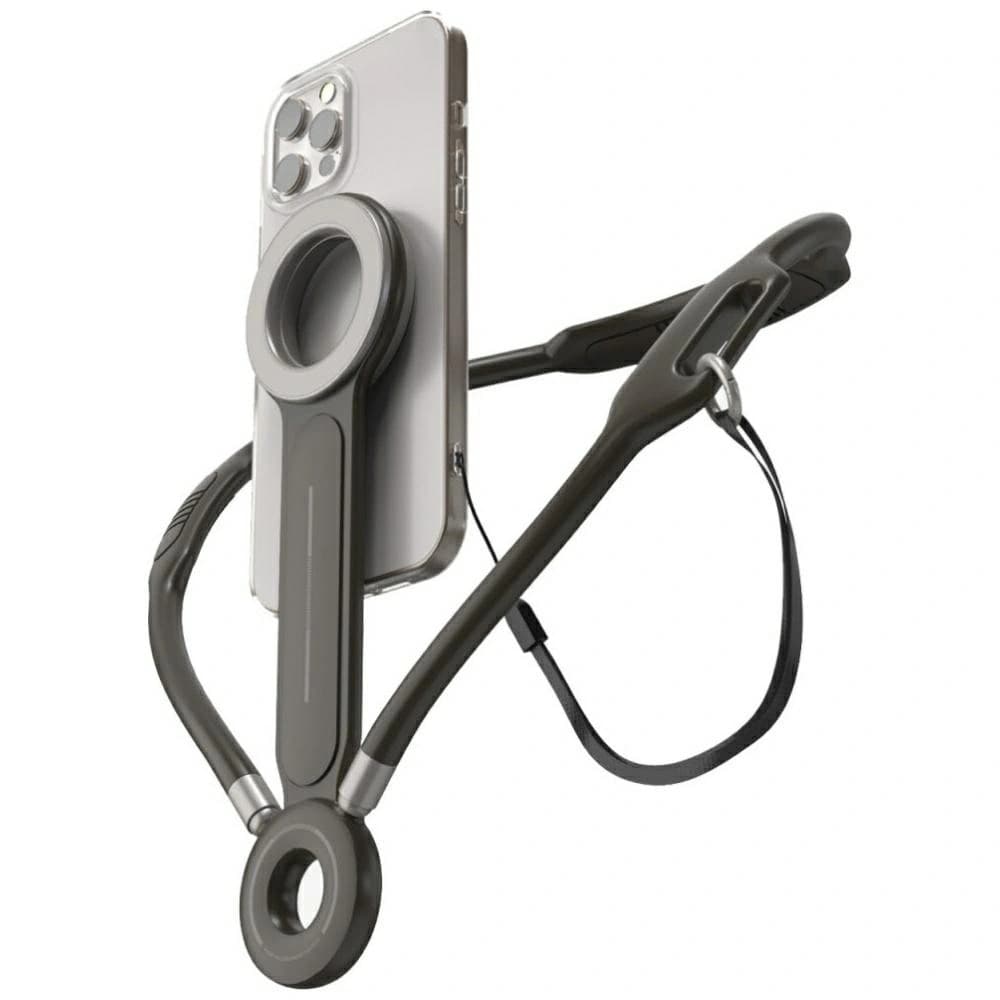 4smarts POV Magnetic Neck Holder for Smartphones Anthracite
