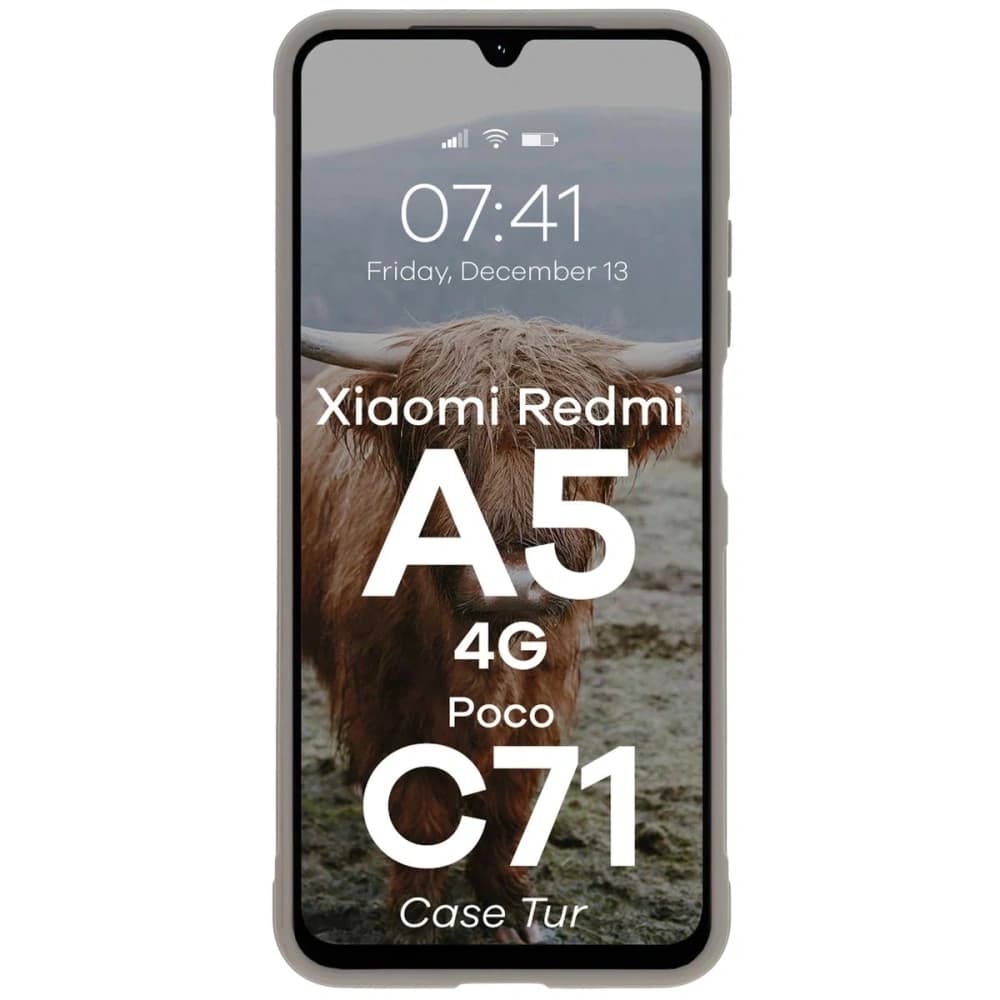 Bizon pouzdro Tur Xiaomi Redmi A5 4G / POCO C71 4G světle šedá - 5