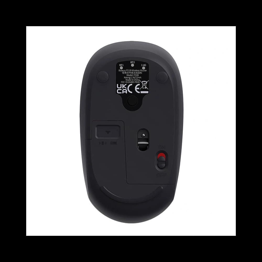 Baseus F01A Drahtlose Maus 2.4G 1600DPI (Grau) - 3